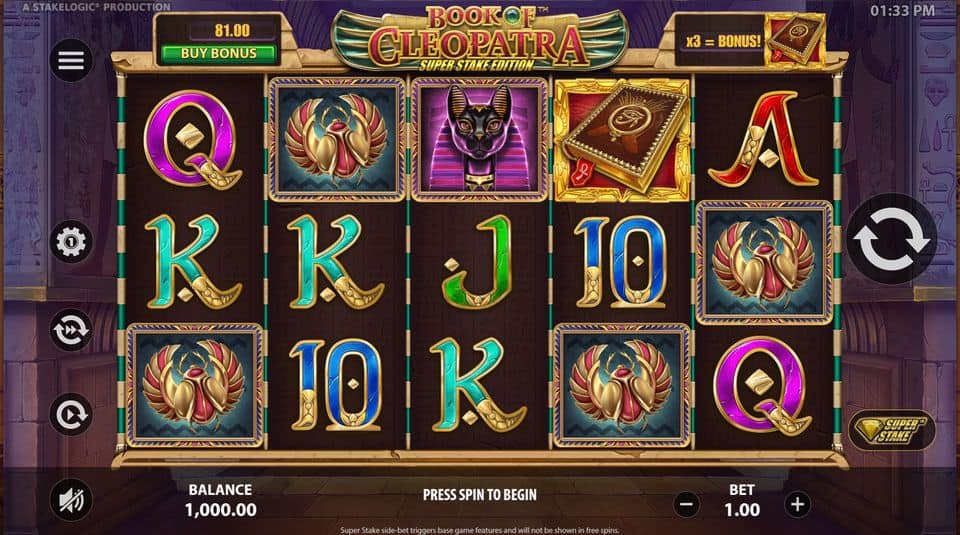 egypt's book of mystery slot demo
